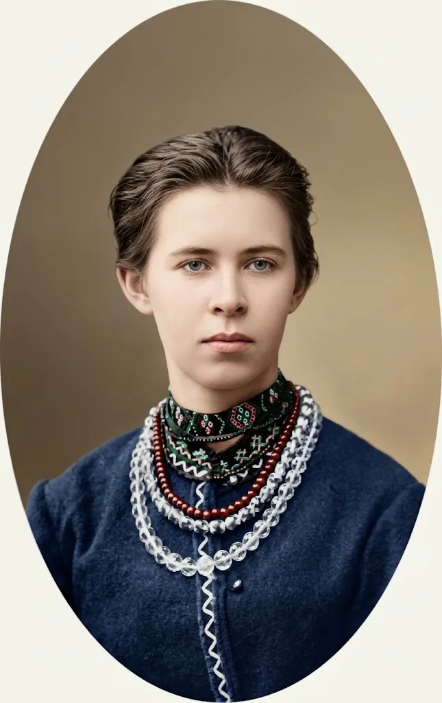 Фотопортрет Лесі Українки, 1886