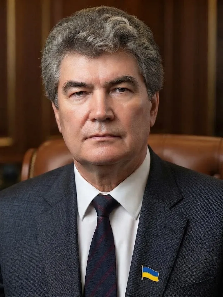 Вадим Гетьман, офіційне фото народного депутата I скликання, 1990